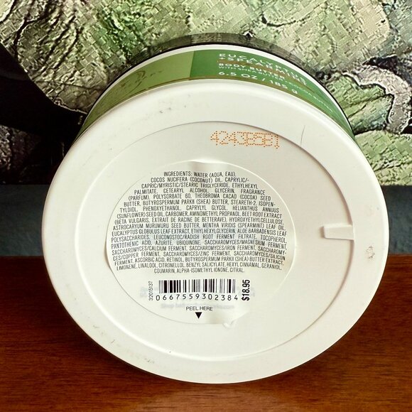 NEW Aromathery Eucalyptus + Spearmint Body Butter  Bath and Body Works - Picture 3 of 4